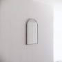 Me Brushed Nickel Framed Arch Mirror 450 * 800 Me Brushed Nickel Framed Arch Mirror 450 * 800